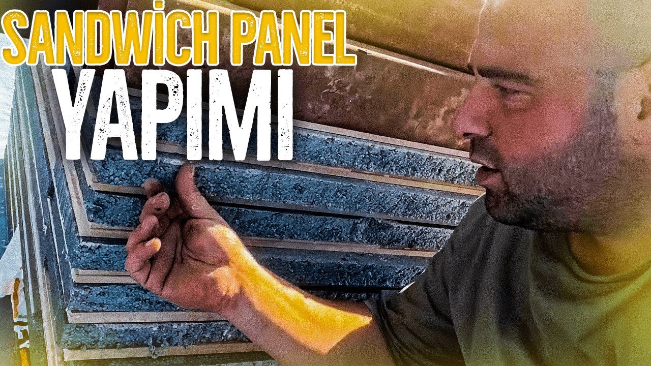 SANDWİCH PANEL YAPIMI #sandwich #panel #nasılyapılır #prefabrik #prefabrikev #prefabrikvilla #inşaat