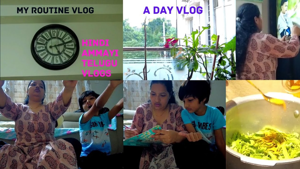 My Morning Vlog | Routine Vlog | Exercise and Stretching | Hindi Ammayi Telugu Vlog |