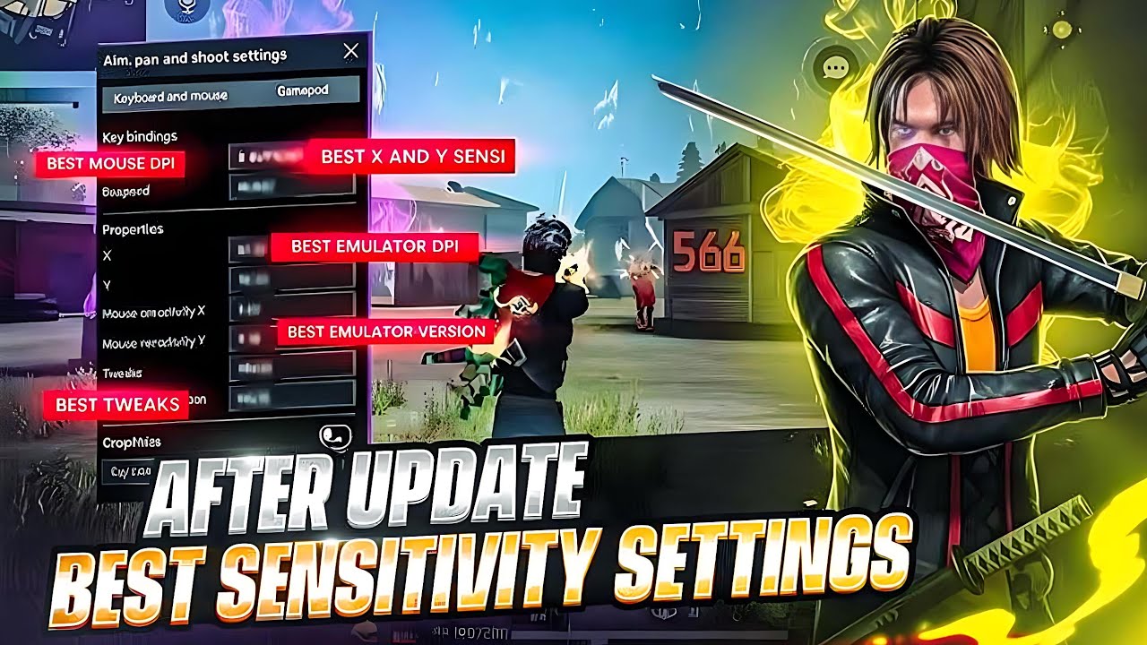 Free Fire OB51 Update Best Settings Sensitivity | Get 98% Headshot Rate