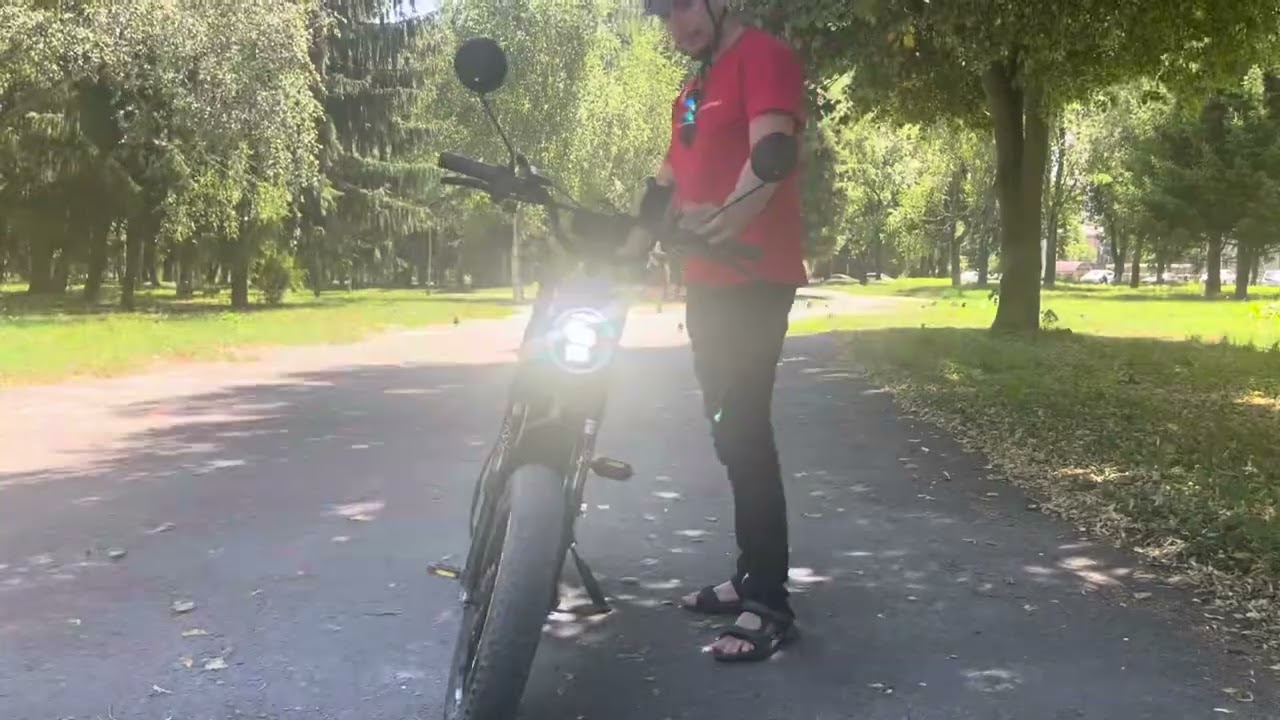 Тест-драйв Електровелосипеда Tiras® YS V1 48V22Ah*2 1000W*2