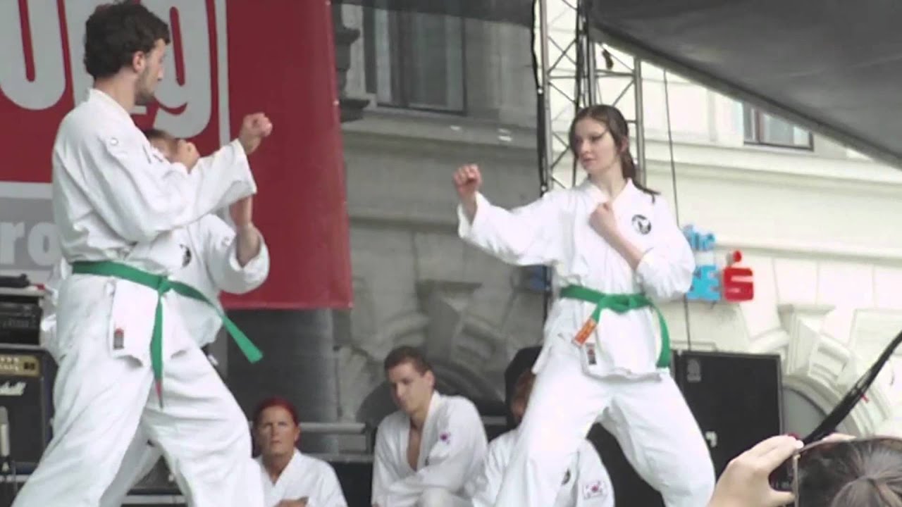 Taekwondo Graz Freikampf Vorf&uuml;hrung