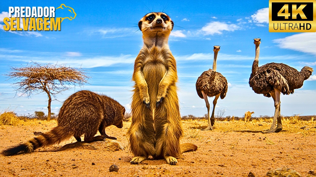 KALAHARI SELVAGEM | Sobrevivendo ao Deserto Africano - Documentário