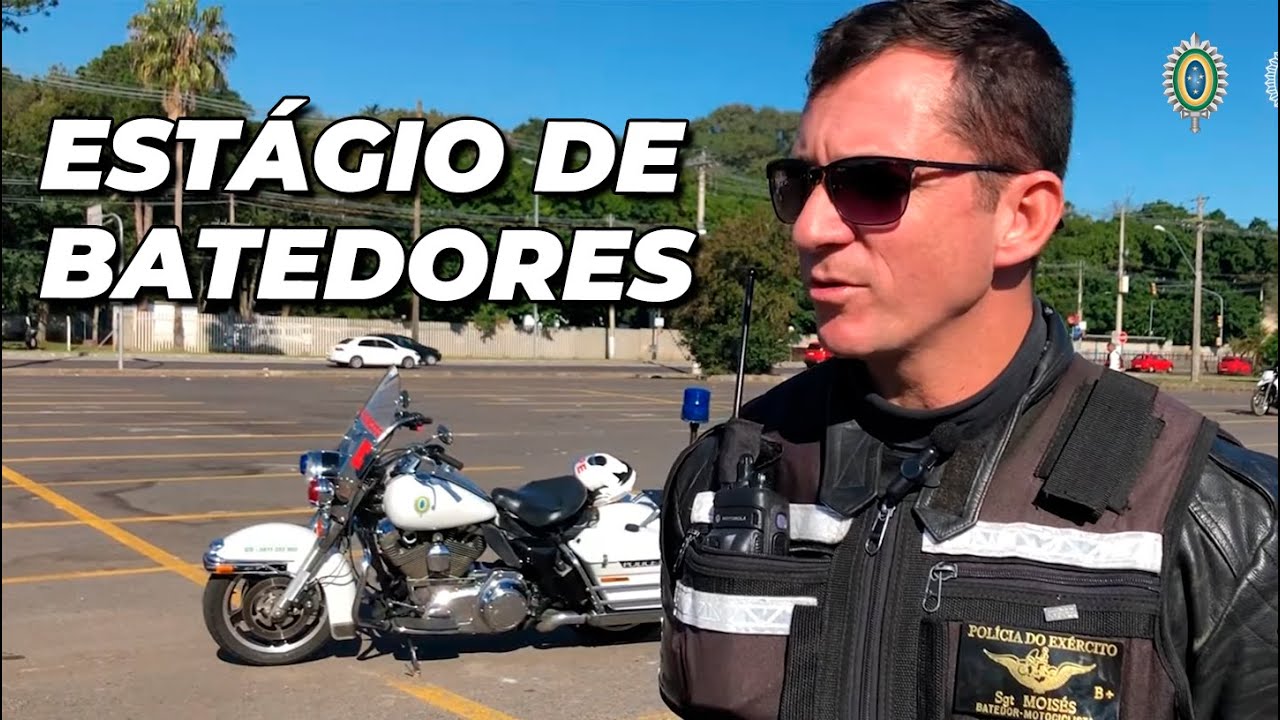Estágio de Motociclista Militar e Batedor - 3° Batalhão de Polícia do Exército