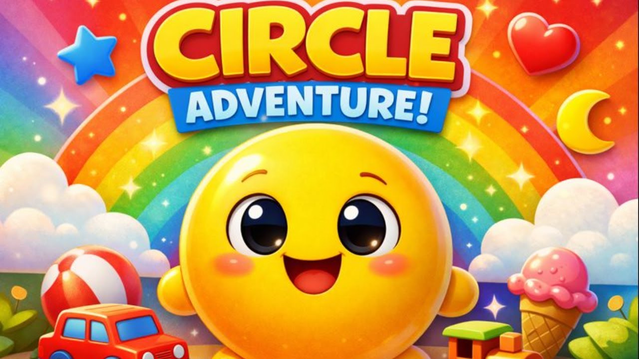 Circle Shape Learning for Toddlers | Fun Shape Learning for Kids | Circle Adventure| Shape Adventure