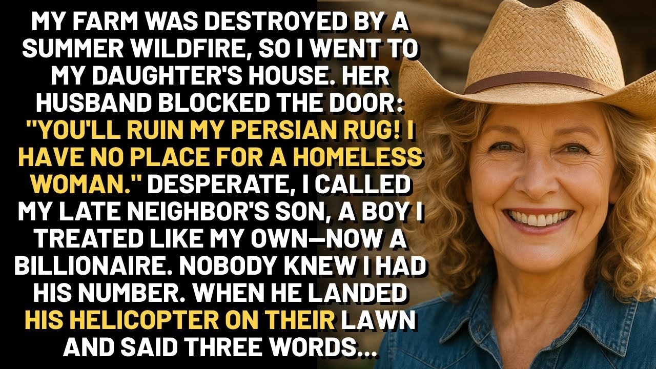 My farm burned down  My family called me homeless  So I called the billionaire I used to babysit