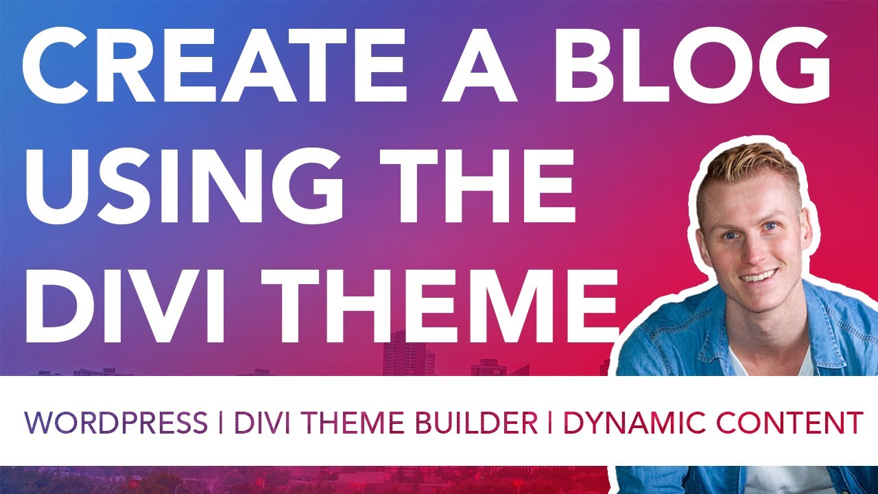 Create Blogposts and the Blogpage Using Divi 4.0