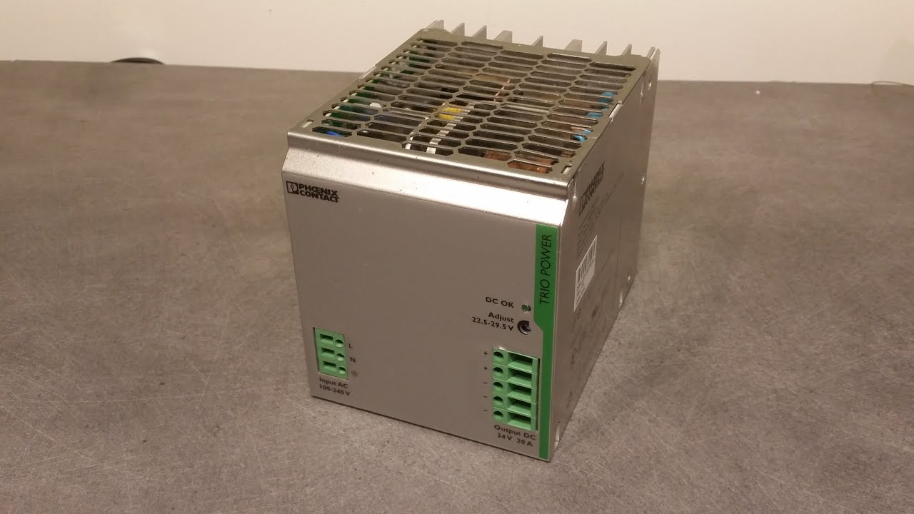 Test alimentation Phoenix Contact 24V 20A