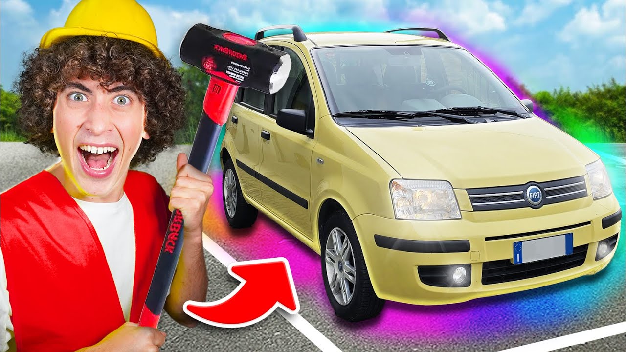 Modifico la MIA NUOVA AUTO per Farla Diventare TECNOLOGICA! *Fiat Panda*