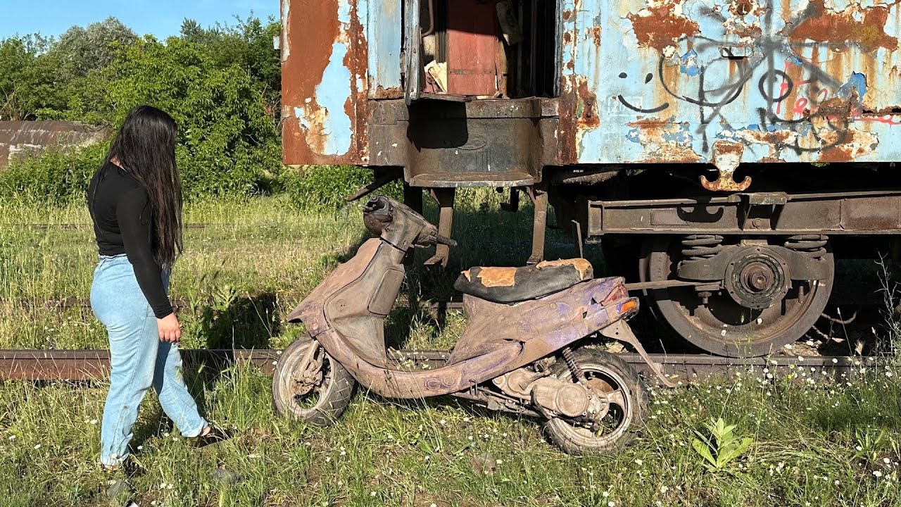 Restoration Abandoned Kymco ZX 50