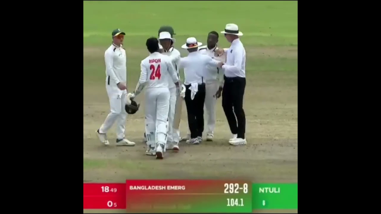 Bangladesh Cricket fight with African Cricket #cricket #bangladesh #india