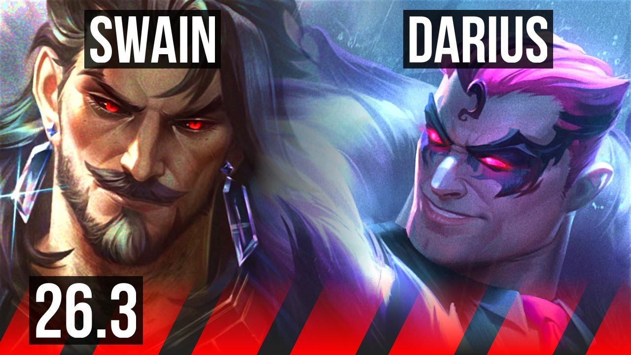 SWAIN vs DARIUS (TOP) | EUW Challenger | 26.3