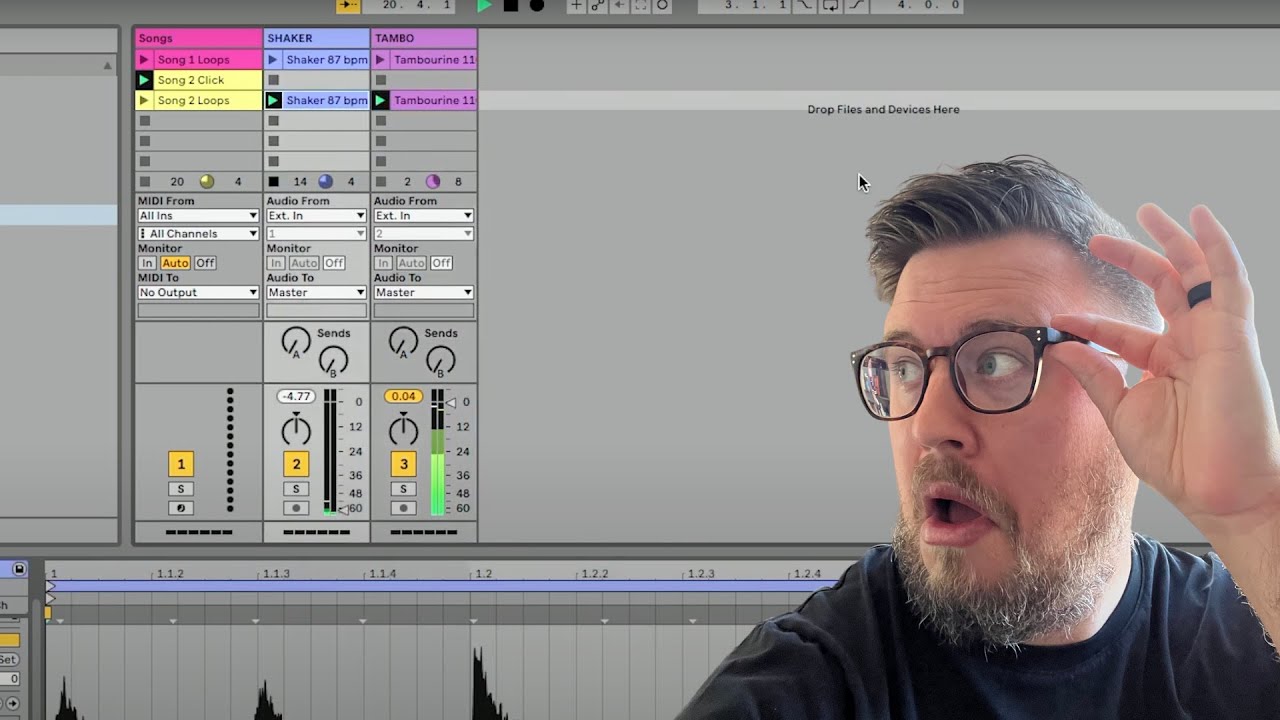 Как использовать треки Shout, Bump и барабанные лупы в Ableton Live