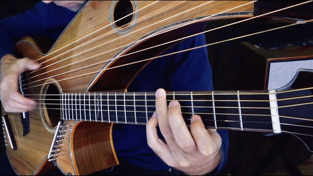 Harvest Moon (Neil Young) - 20 String Harp Guitar Cover