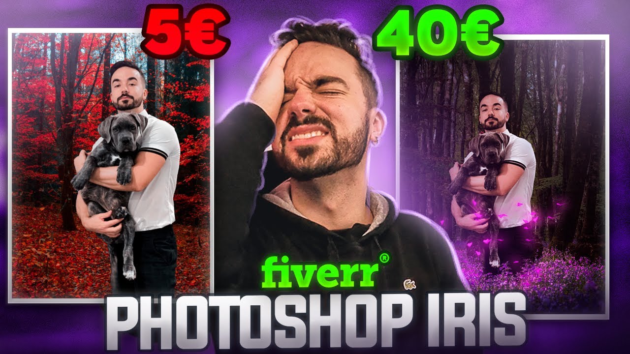 PAGUEI PARA FAZEREM PHOTOSHOP NO FIVERR DA IRIS  !