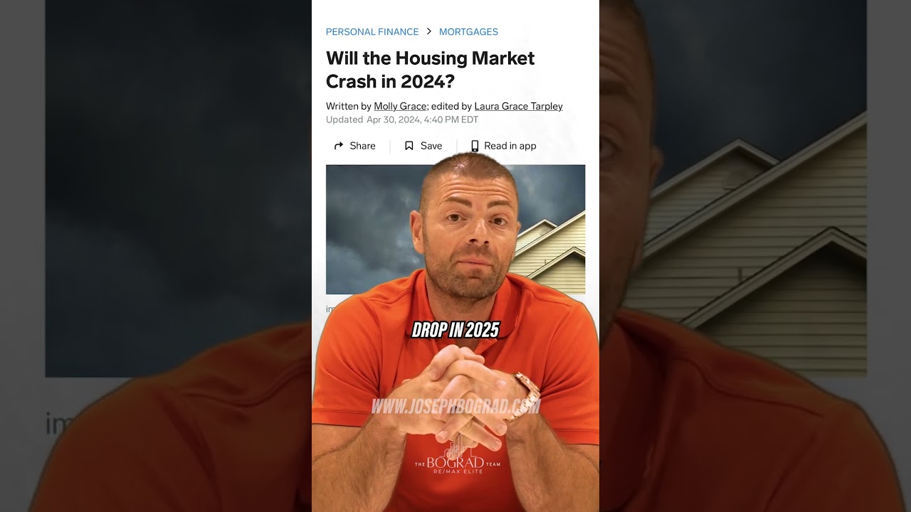 Will the housing market crash in 2024?   #RealEstate #Realtor #PhillyRealEstate #PARealEstate #NAR