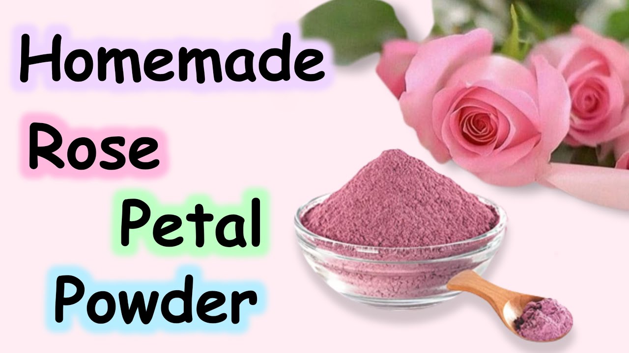 How to make rose petal powder at home | DIY rose petals powder | Homemade rose powder