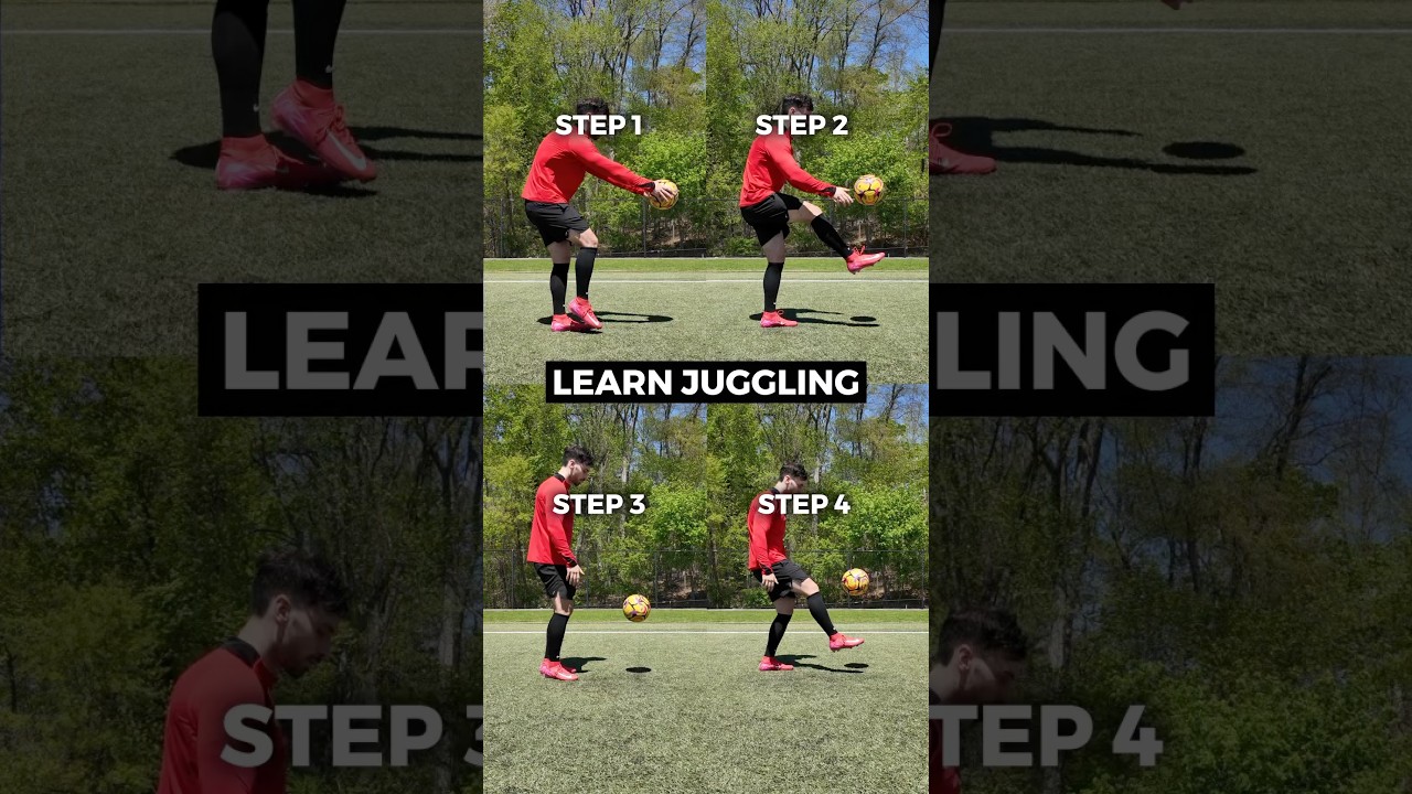 Learn Soccer Juggling in 4 Quick Steps