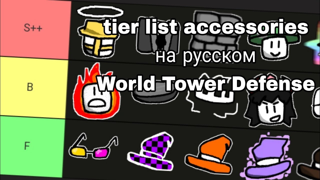 World Tower Defense tier list accessories | на русском