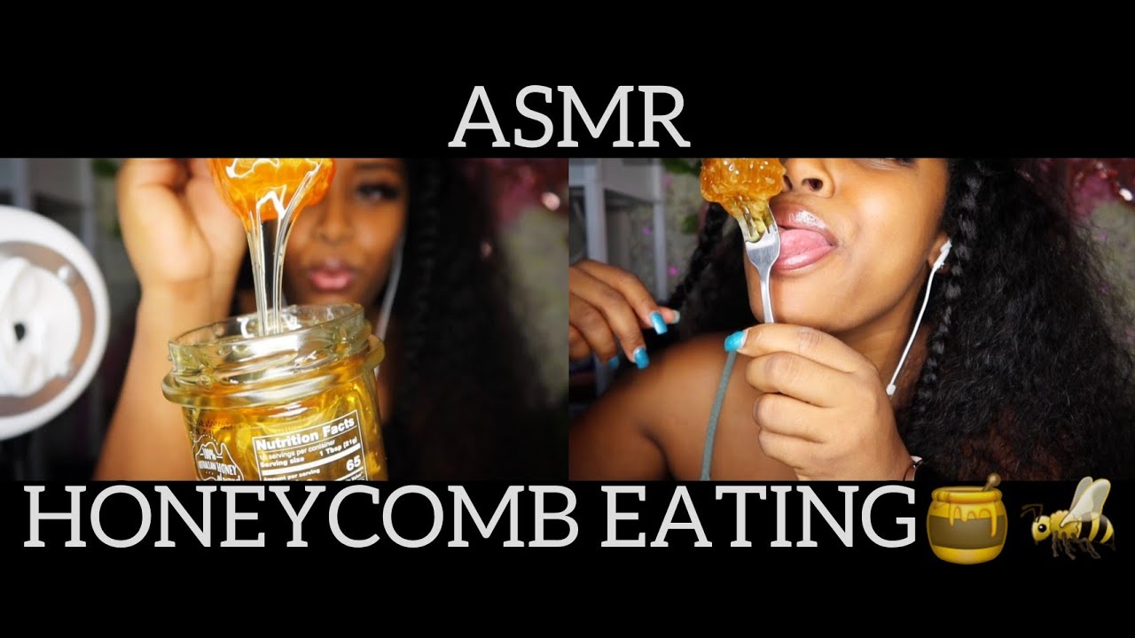 [ASMR] Honey Comb Eating Sounds❤️ 🍯🐝