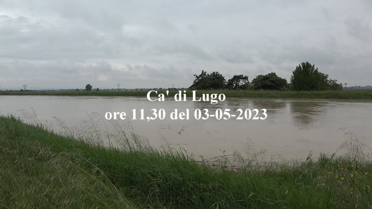 Piena del fiume Santerno - 03 05 2023