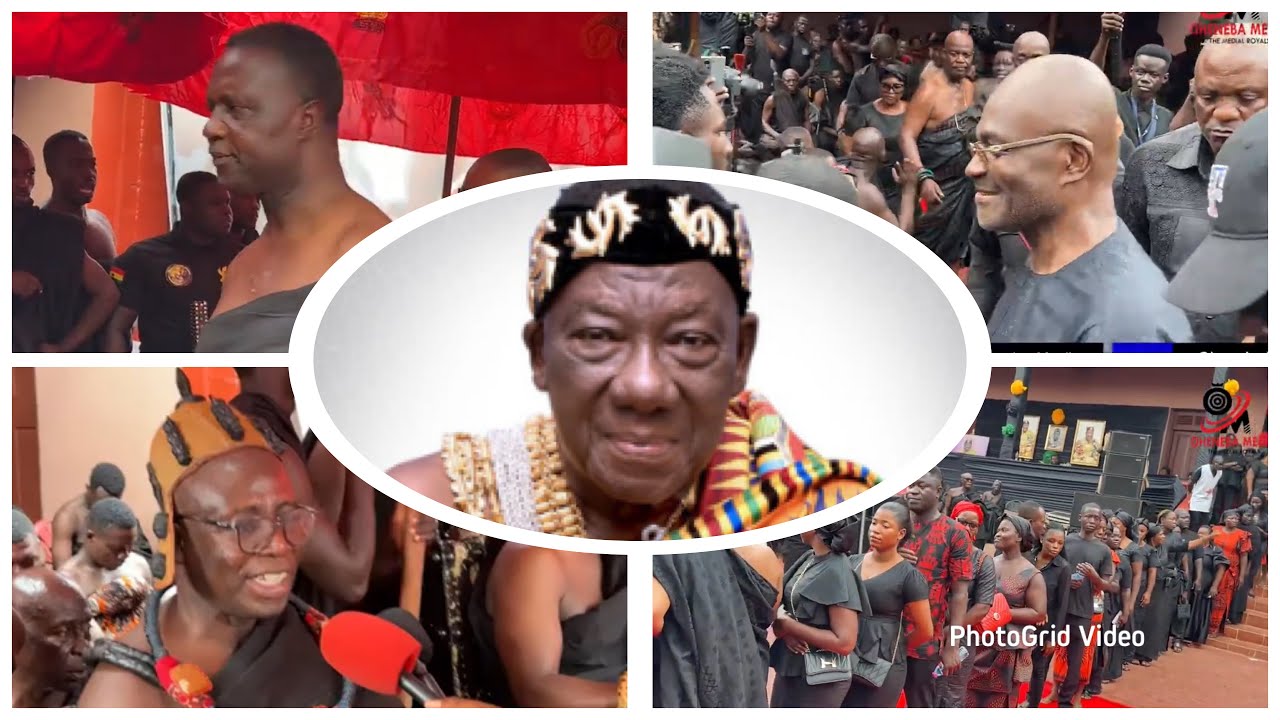 LIVE From Asante Mampong:Thousands Of M0urners Join Nananom For Doteyie Of Daasebre Osei Bonsu