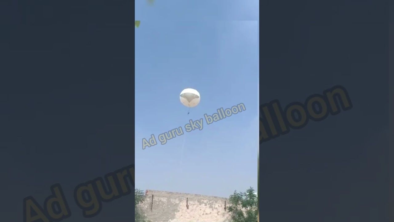 || Ad Guru Sky Balloon|| Advertising balloon filling video || #shorts #trending #viral #comedy