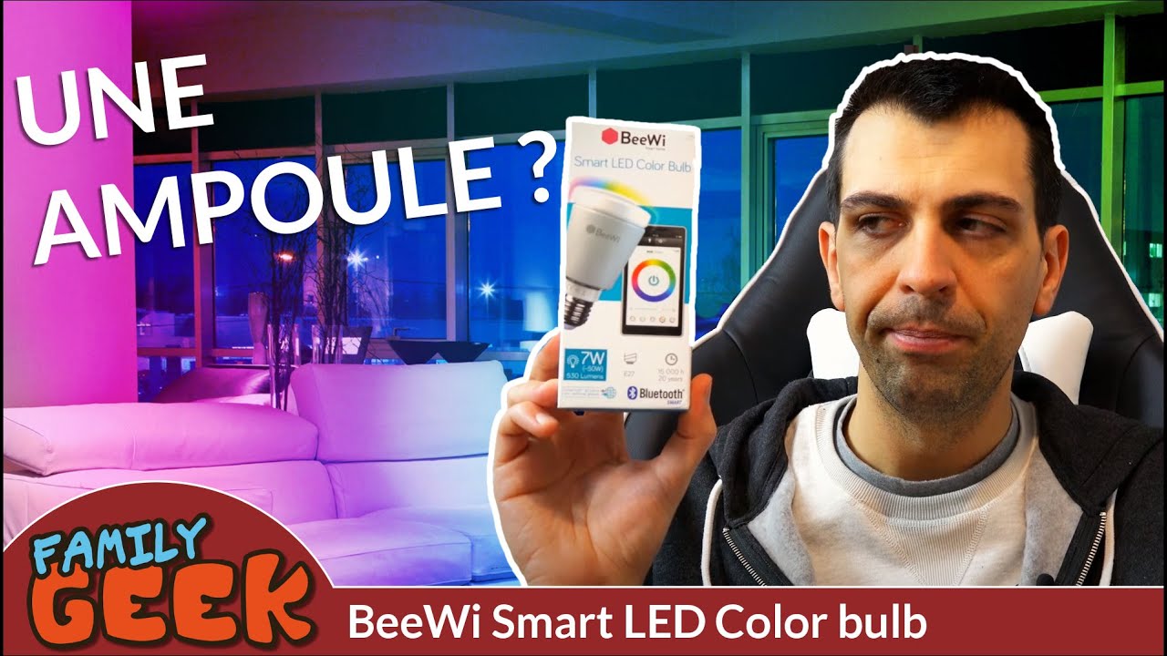 Ampoule BeeWi Smart Home - &Eacute;clairage LED Connect&eacute; & Contr&ocirc;le via App