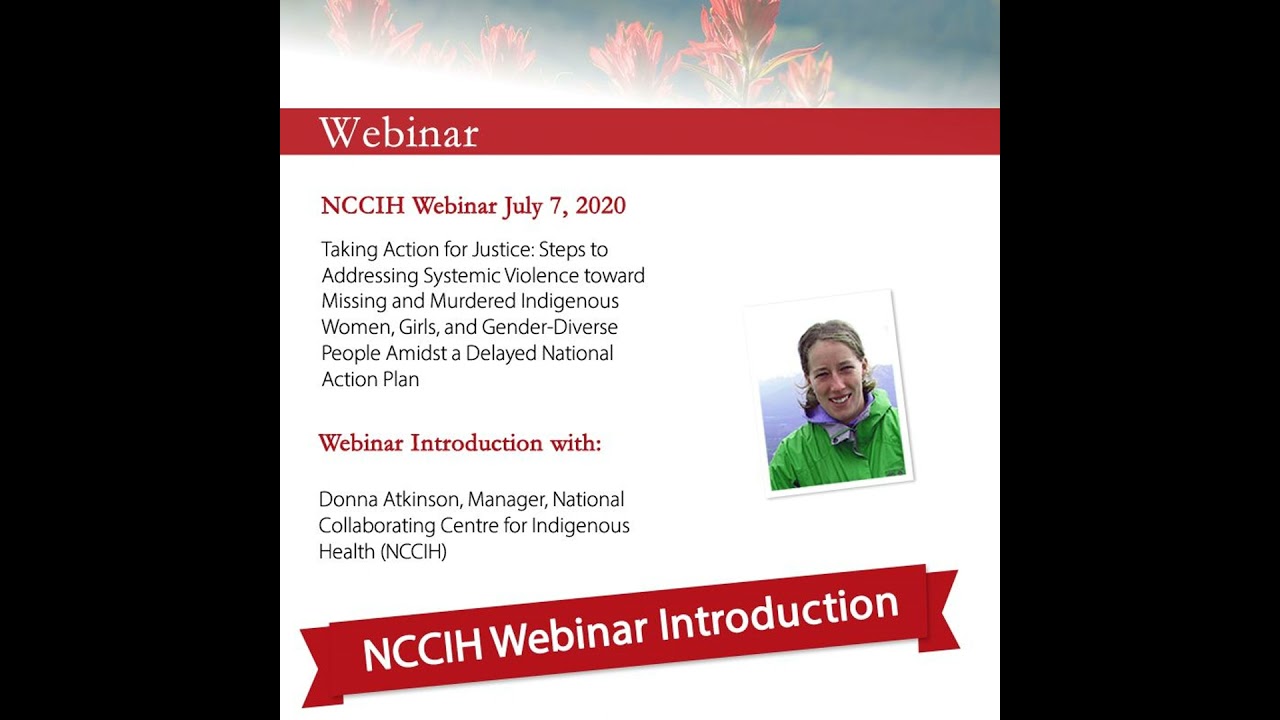 NCCIH Webinar - Taking Action for Justice Introduction