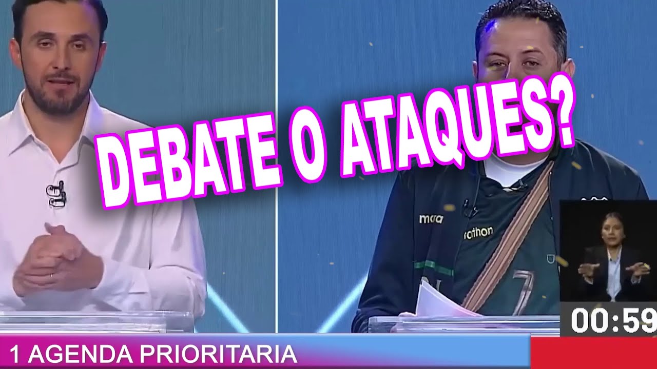 Debate Vicepresidencial JP Velasco contra Edman Lara