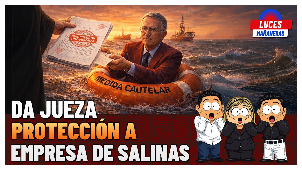 Jueza protege a empresa Salinas | Impulsan a Michelle Bachelet a la ONU | Luces Mañaneras Noticias