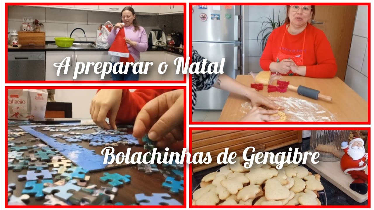 A preparar o Natal 🎅🎄Bolachas de gengibre 🍪