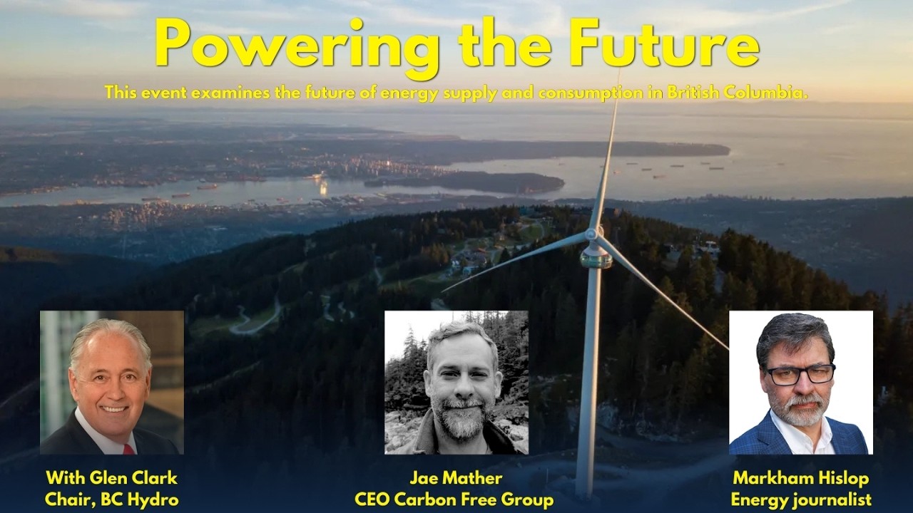 Former Premier Glen Clark Leads Discussion of BC Electrification