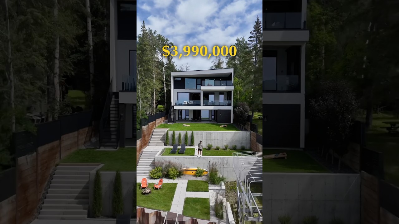 $3,990,000 Alberta Lakehouse! 🏠🇨🇦