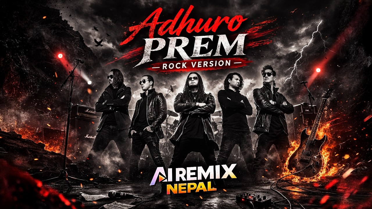 Adhuro Prem - Rock Version (Axix Band) | AI Remix Nepal