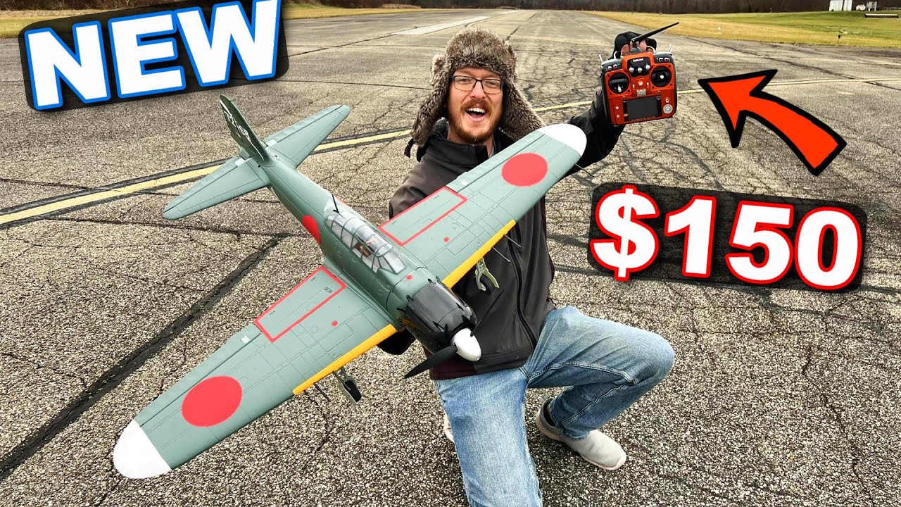 СОВЕРШЕННО НОВЫЙ!!! Радиоуправляемый самолет FMS ZERO 1100 мм и НОВЫЙ БЮДЖЕТНЫЙ передатчик!!!