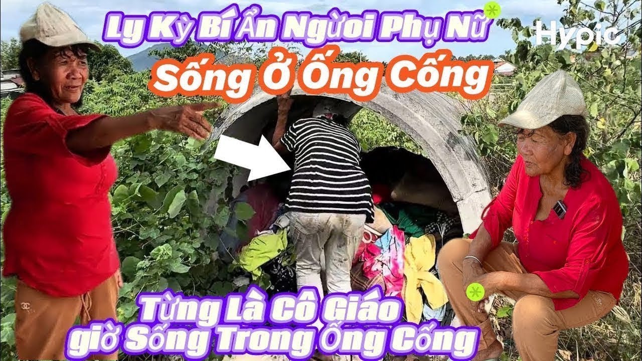 Ớn Lạnh Kinh Hoàng Người Phụ Nữ Hoá Điên Sống Ở Ống Cống Sống Giữa Bãi Rác Thải  20 Năm