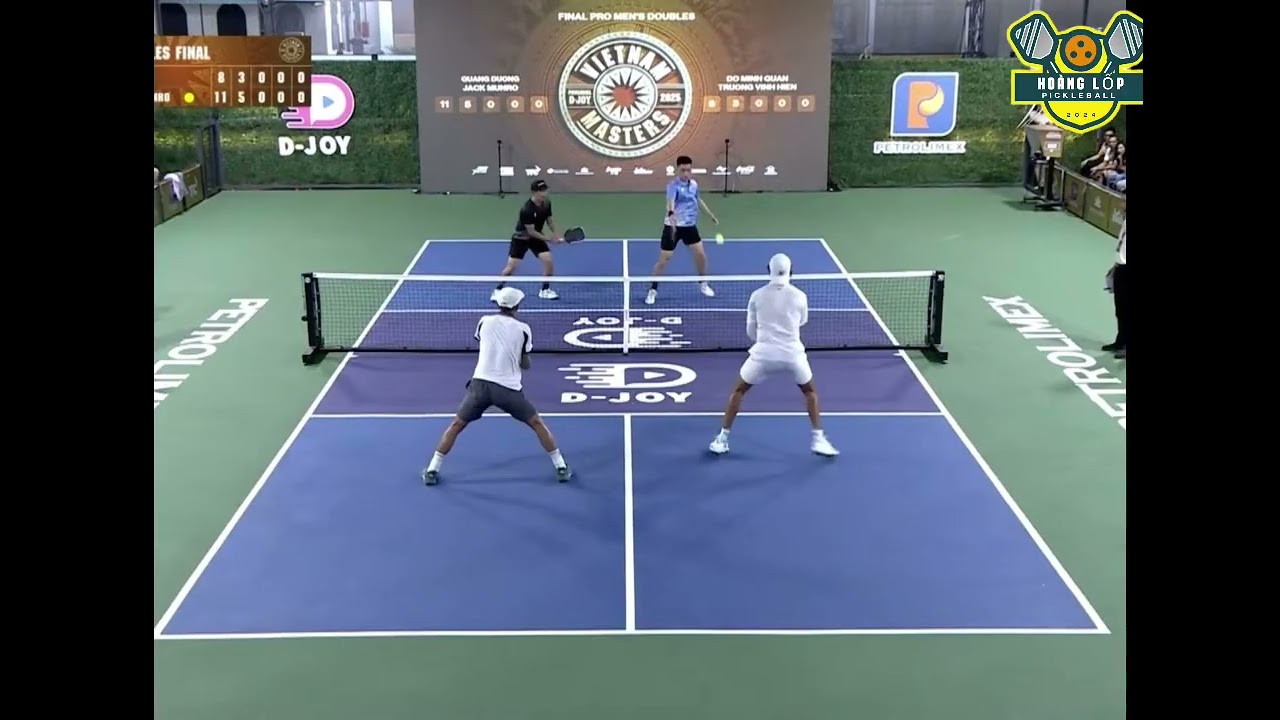 Chung kết đôi nam pro: Quang Dương & Jack Munro với Minh Quân & Vinh Hiển