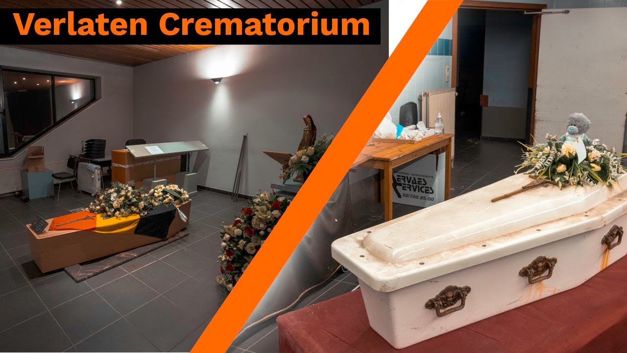 We bezoeken een Verlaten Crematorium | Doodskisten achtergelaten!