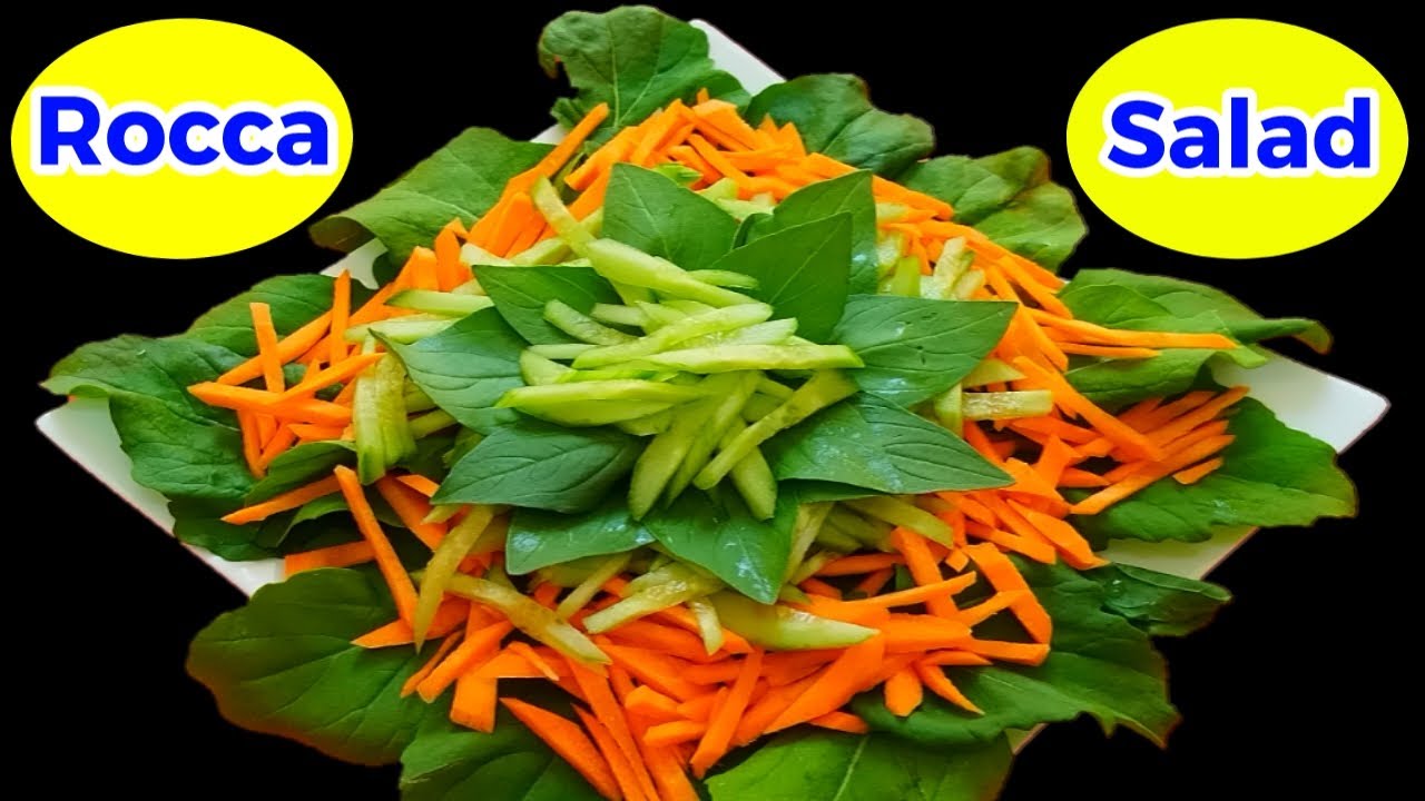 Rocca Salad || Arabic Rocca Salad || Jarjeer Salad || Rocket Leaves Salad || Arugula Salad Recipe