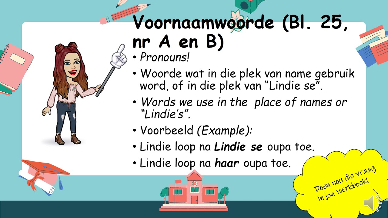 Afrikaans (EAT) - Grade 7 - Week 1, les 4