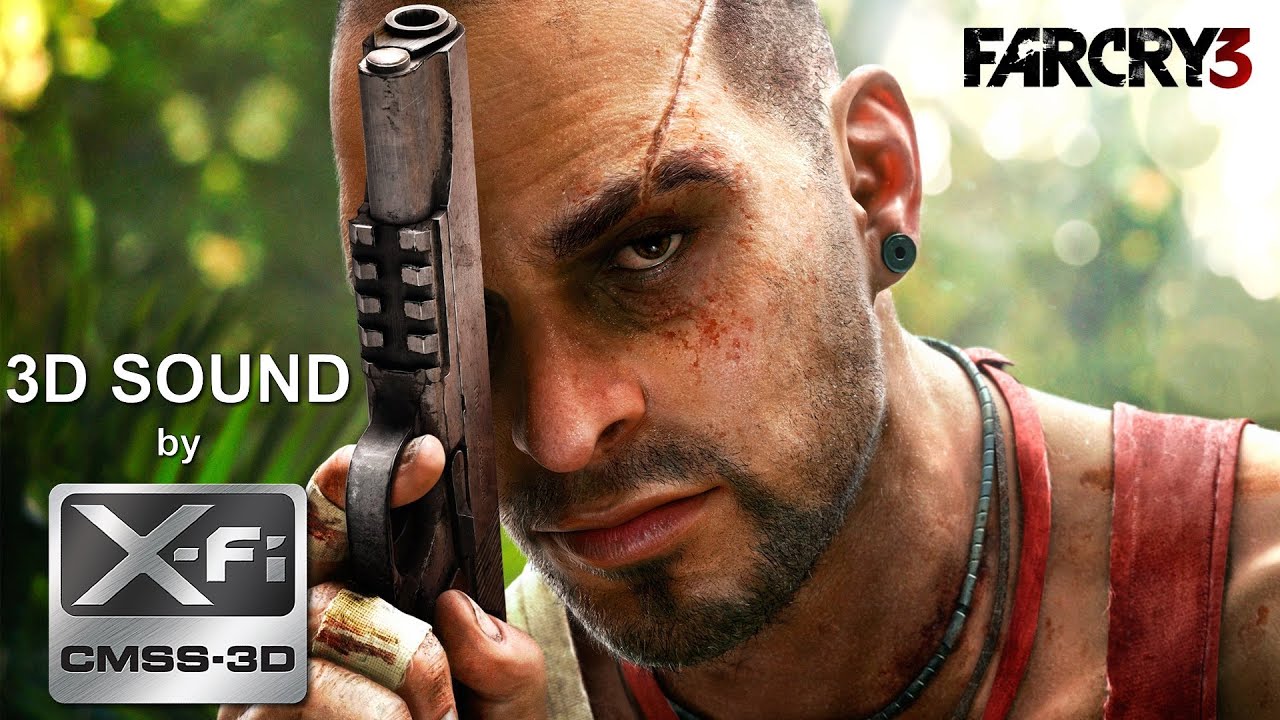 Far Cry 3 PC - HRTF 3D SOUND (X-Fi CMSS-3D) - Highest YT 1080p quality!