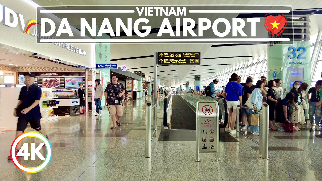 A Walking Tour of Hanoi International Airport in Vietnam - 4K