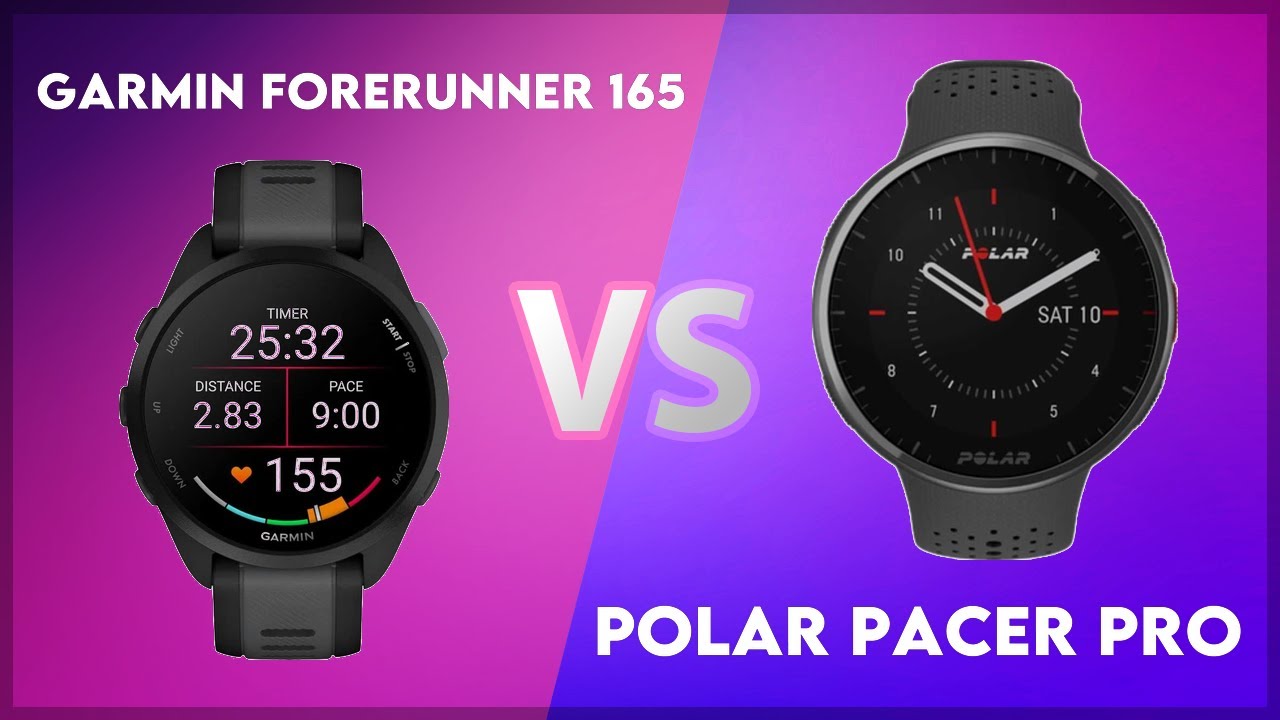 Garmin Forerunner 165 vs Polar Pacer Pro Comparison