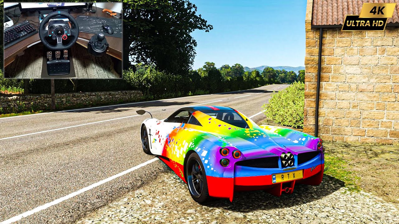 Pagani HUAYRA Roaming on Streets of : Britain : Forza Horizon 4