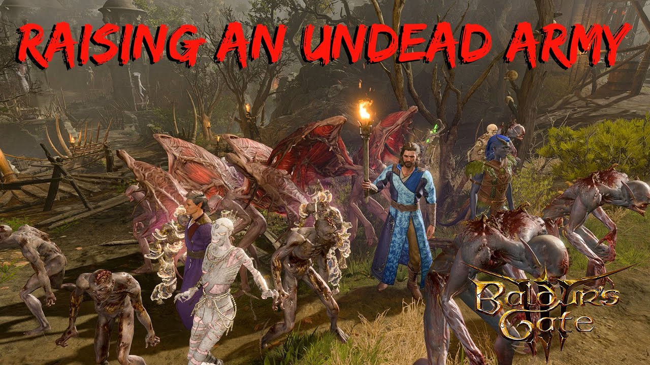 BG3 - Mastering Necromancy: Raising an Undead Army of Thralls in Baldur's Gate 3