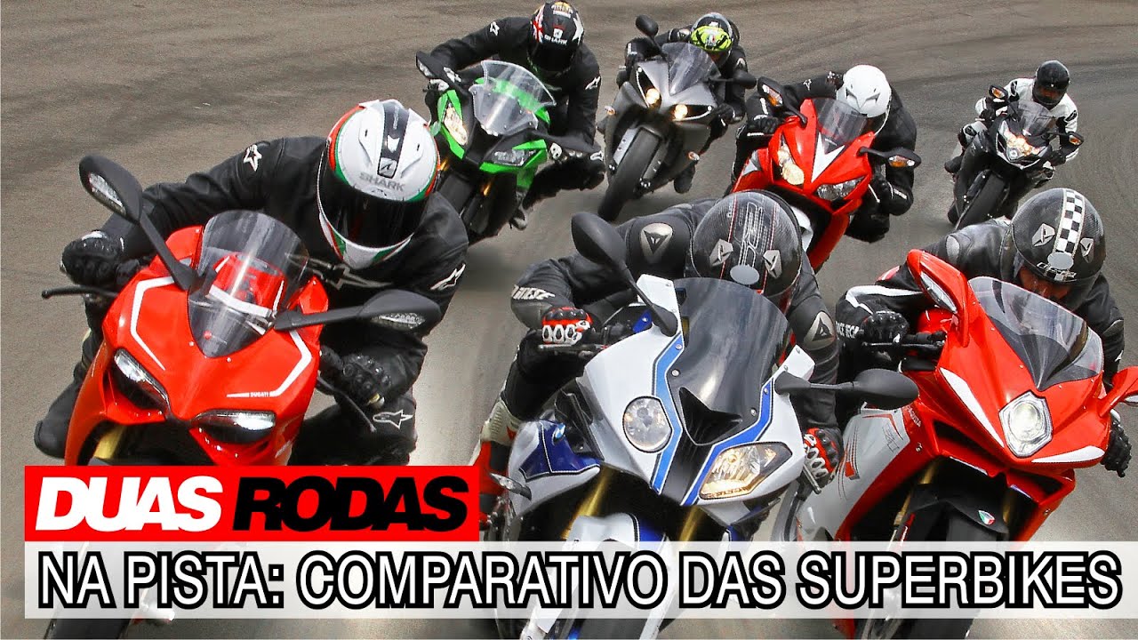 Comparativo: F4RR x HP4 x Panigale R x ZX-10 x CBR 1000RR x R1 x GSX-R