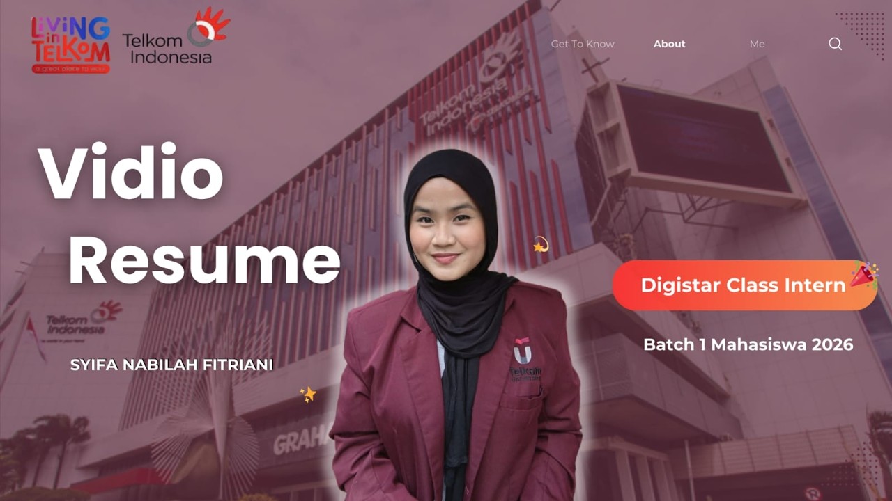 Empower & Evolve | Video Resume - Digistar Internship Telkom - Syifa Nabilah Fitriani