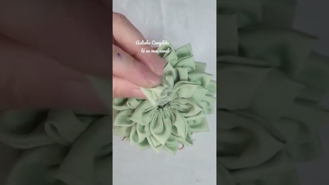 FINALIZANDO MINHA SUCULENTA DE TECIDO 