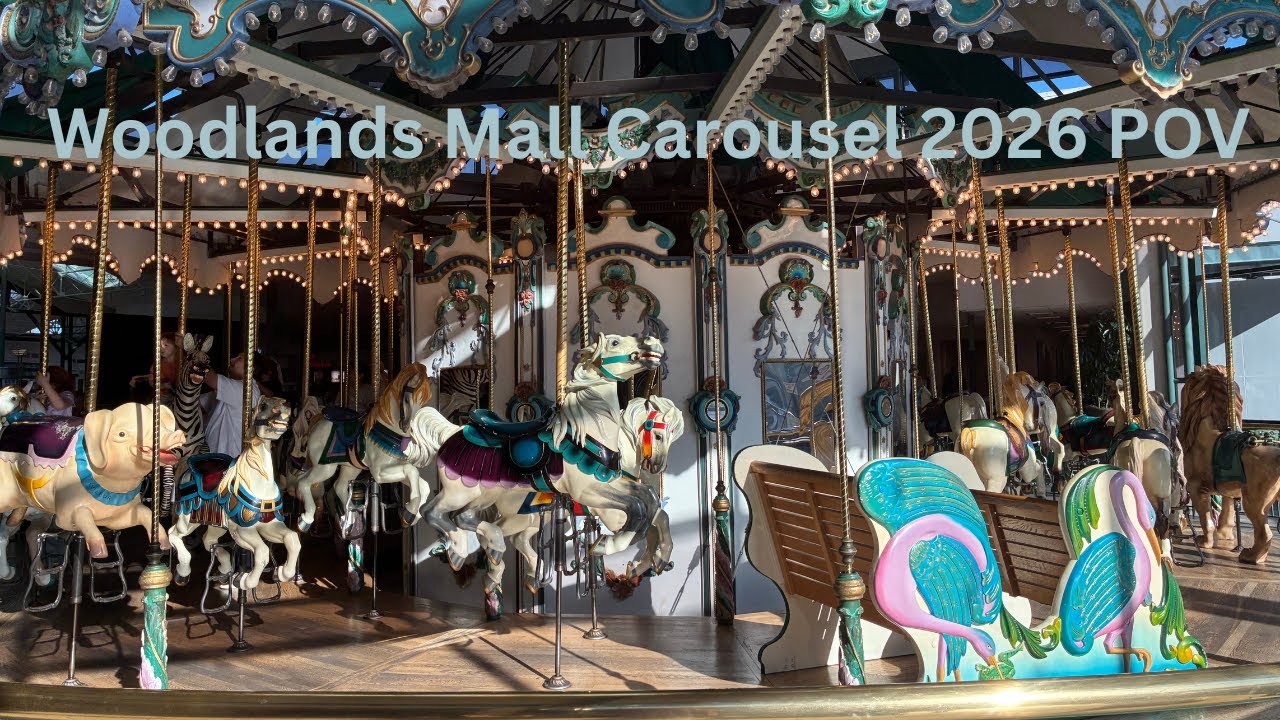 Woodlands Mall Carousel 2026 POV
