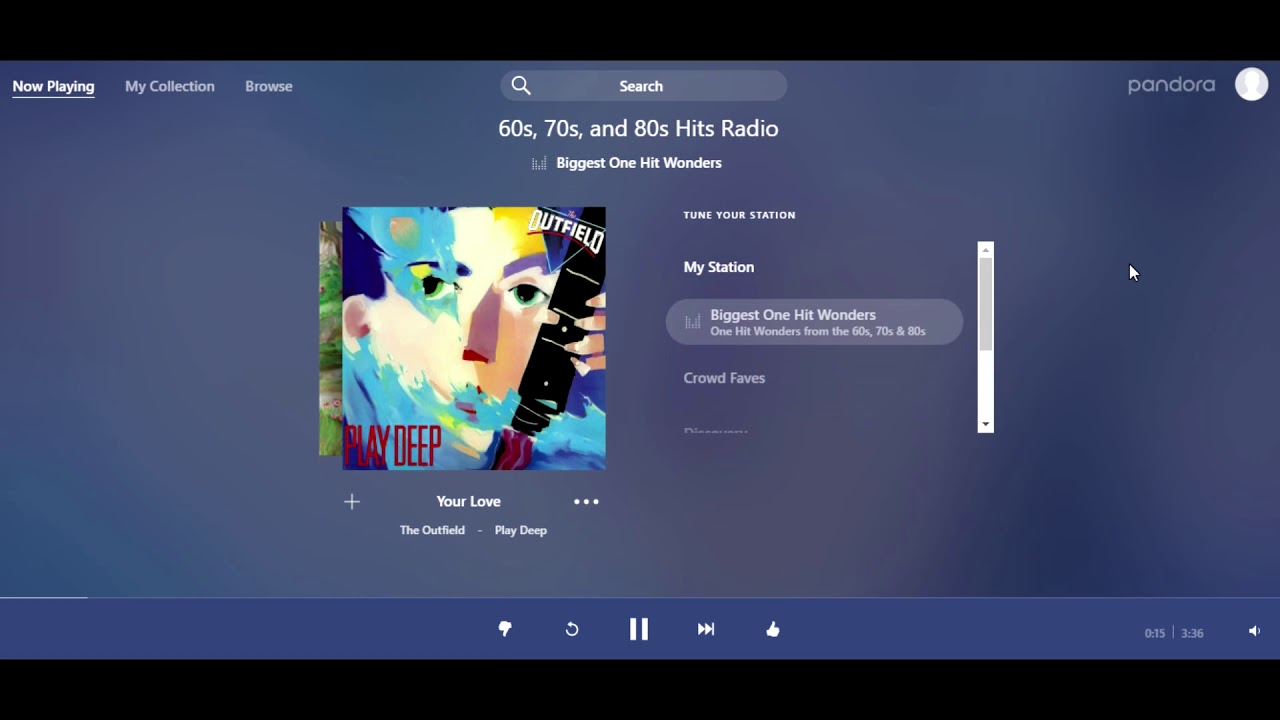 Pandora Premium: preview of Content & UI